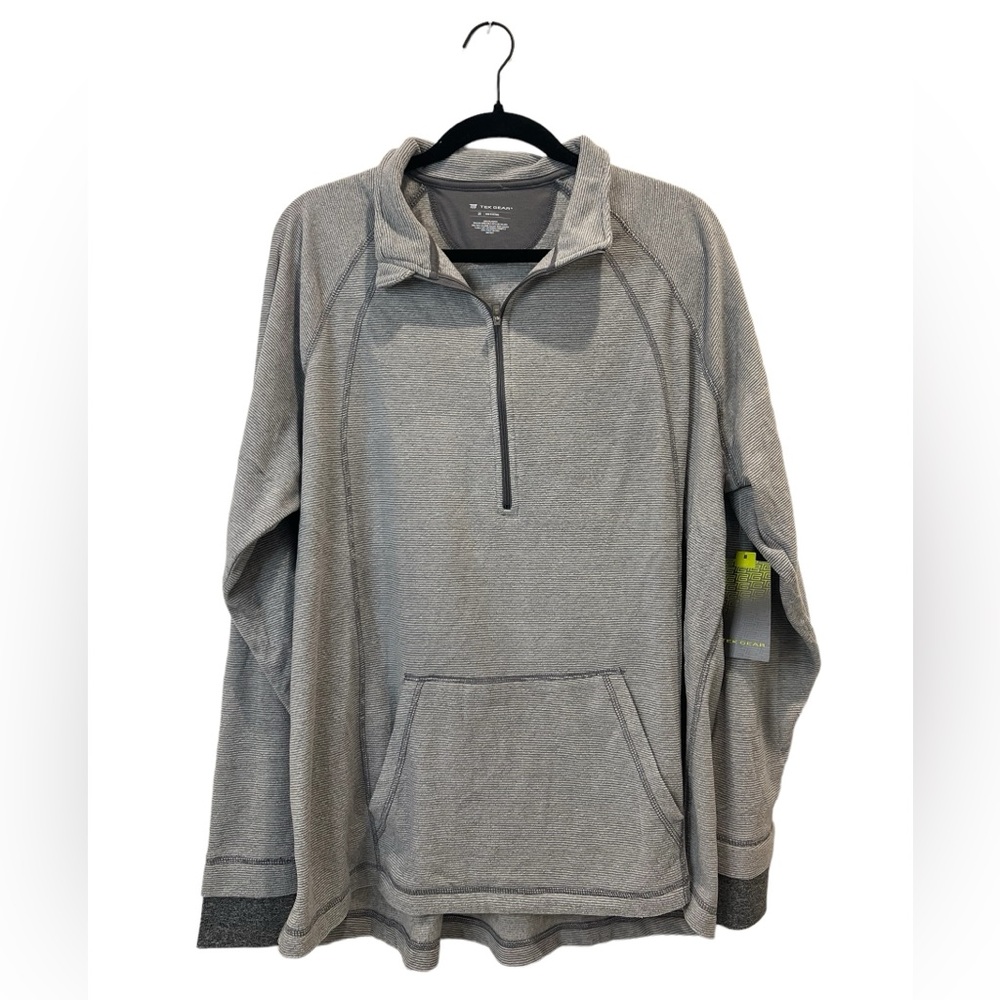 3/4 quarter zip athletic pull over 2X